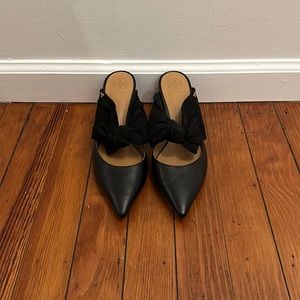 Tory Burch Bow Heeled Mules
